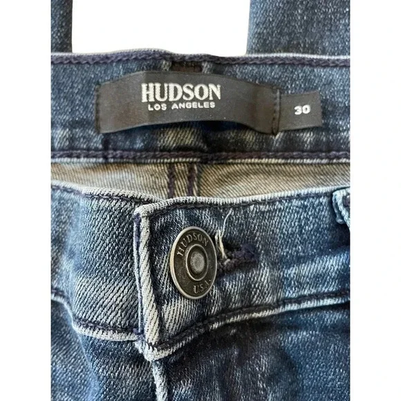 Hudson Jeans Barbara High Waisted Super Skinny Jeans size 30 Gambit Wash - Picture 3 of 10